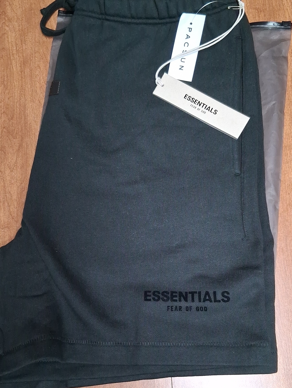 Essentials Black Sweatshorts
